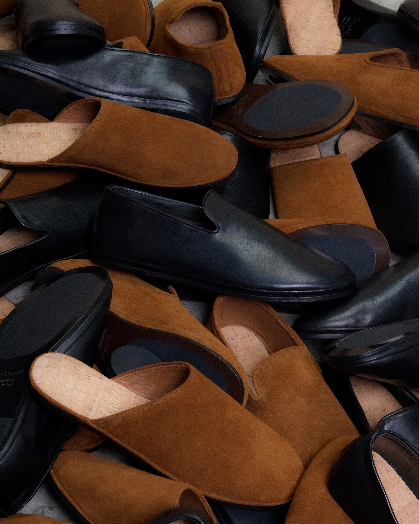 The Glen in suede and leather